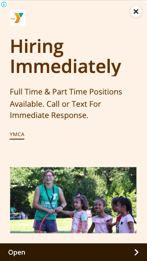 YMCA Hiring Immediately Google Responsive