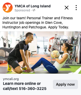 YMCA Fitness Social Post