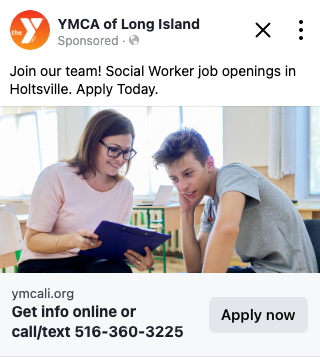 YMCA Social Worker Social Post