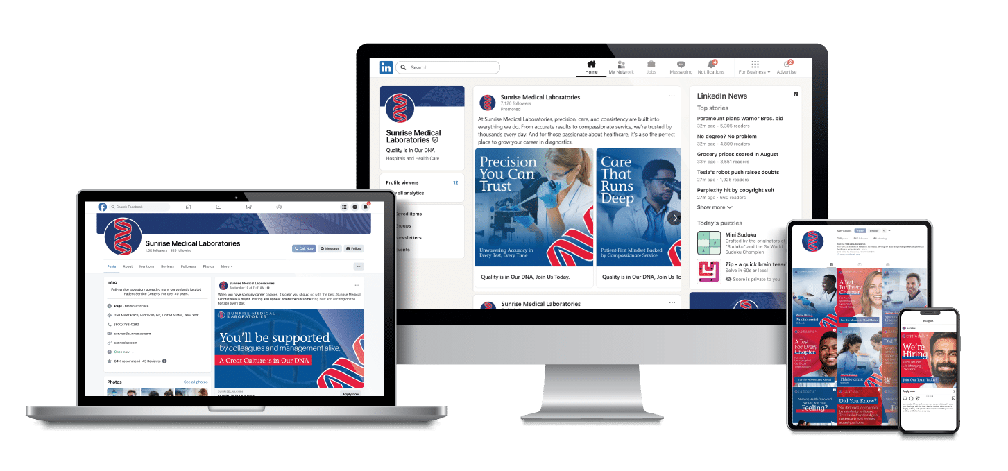 SML-website Sunrise Medical Labs Social Media