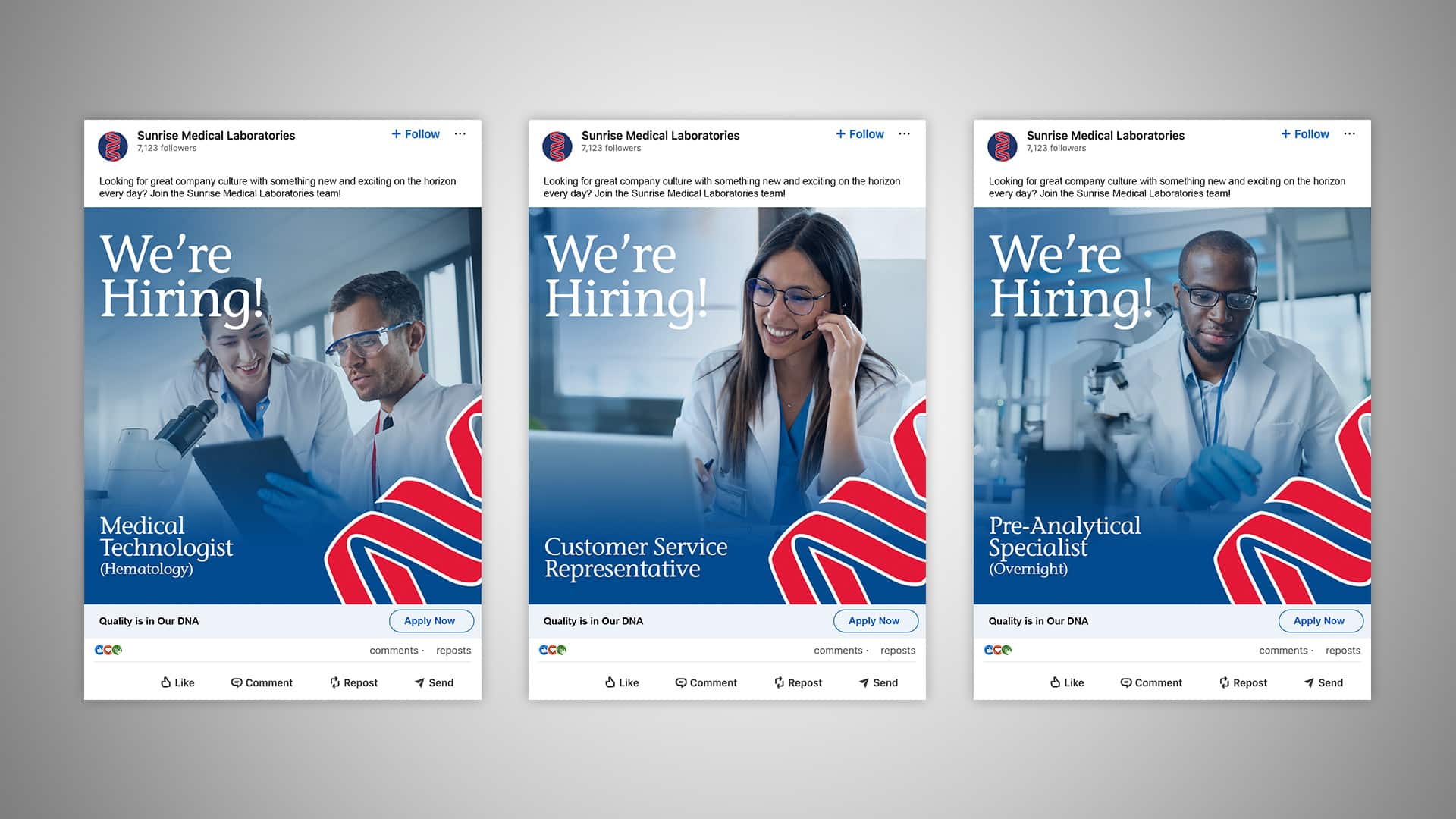 Sunrise Medical Labs Sponsored Social Media Marketing 1
